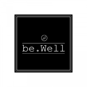 Das schwarze Logo von be.Well