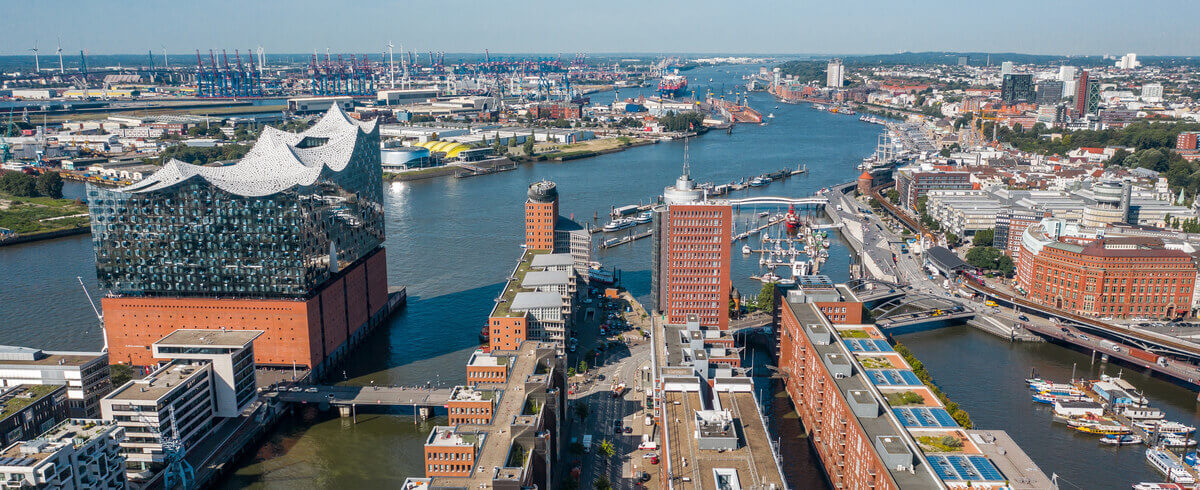 Hamburg von oben