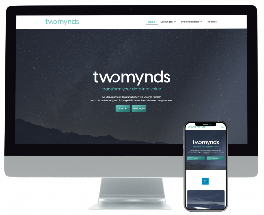 Landingpage twomynds