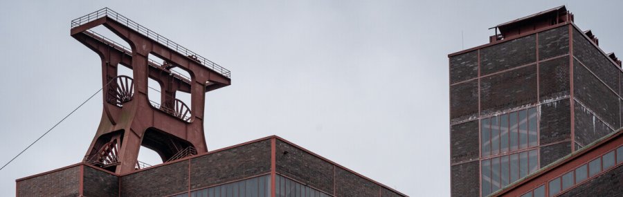 Essen an der Zeche Zollverein