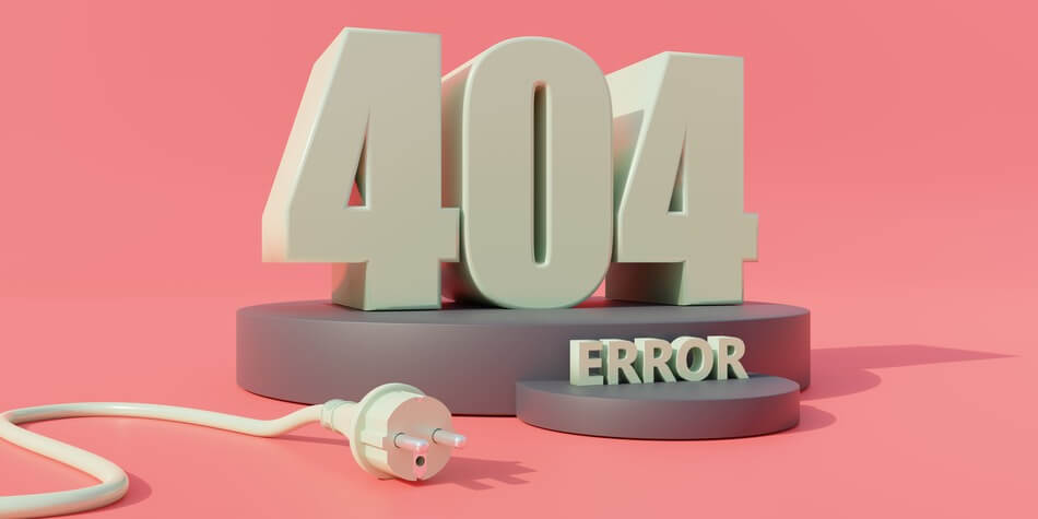 404 Error Grafik
