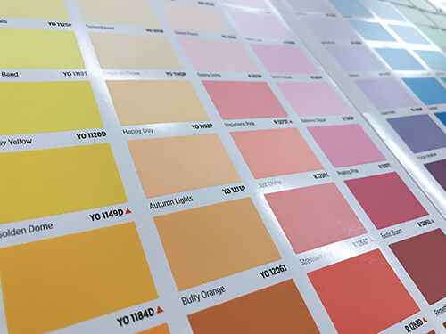 Corportate Design Pantone Palette